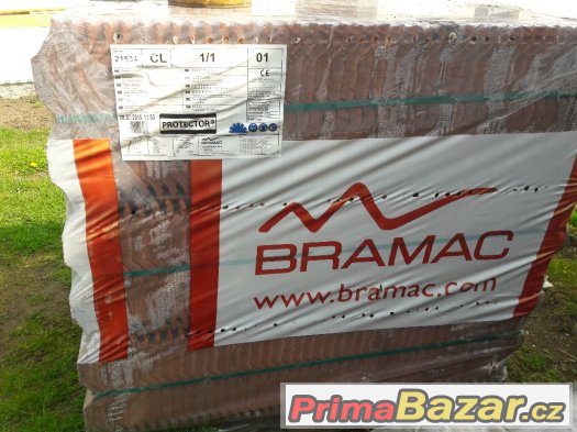 Prodám nové střešní tašky Bramac Classic Protector c.červená