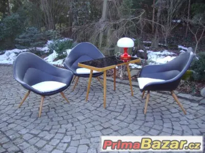 Retro křesla / brusel 58 / ikona designu