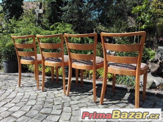 Retro židle / Thonet / 40. - 50. léta / Ton