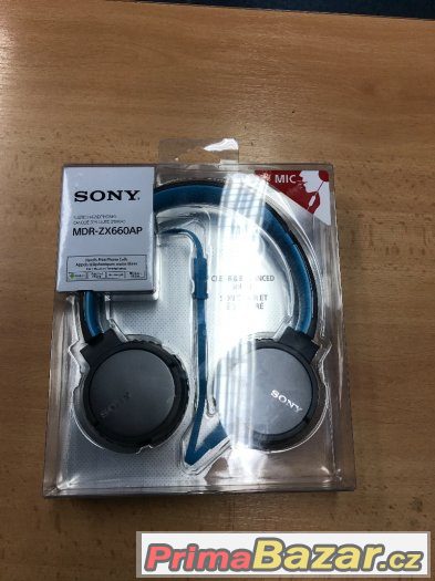 NOVÁ sluchátka SONY MDR-ZX660AP