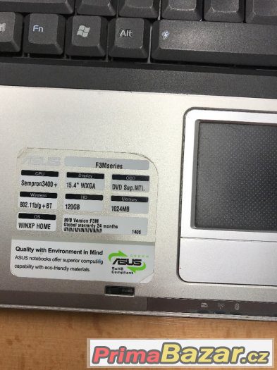 Notebook Asus F3M Series 120GB