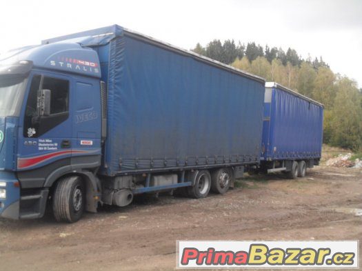 Iveco Stralis 430 + tandemový vlek Panav