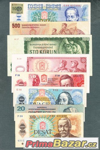 stare-bankovky-sestava-1961-1988-8-kusu