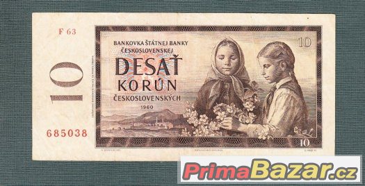 stare-bankovky-10-kcs-1960-vzacna-serie-f