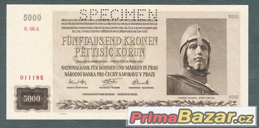 stare-bankovky-5000-korun-1944-bezvadny-stav