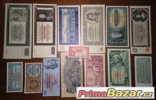stare-bankovky-unc-14-kusu-bezvadny-stav-unc