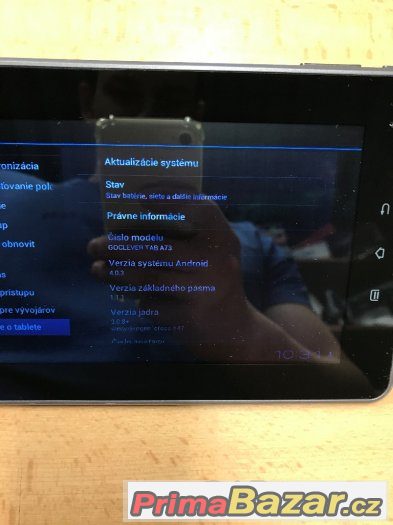 Tablet GoClever TAB A73 + nabíječka