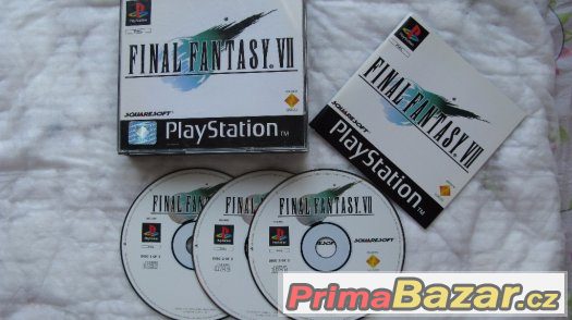 PSX Hra Final Fantasy VII 7,NĚMECKÁ VERZE-kompletní
