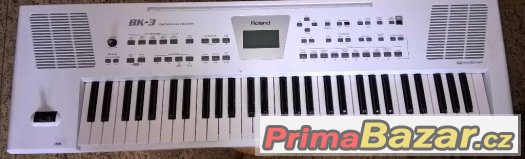 Keyboard ROLAND - BK-3 - v bílém provedení