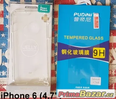 Apple iPhone 6 (4.7")  SADA Sklo + Pouzdro silikon TPU