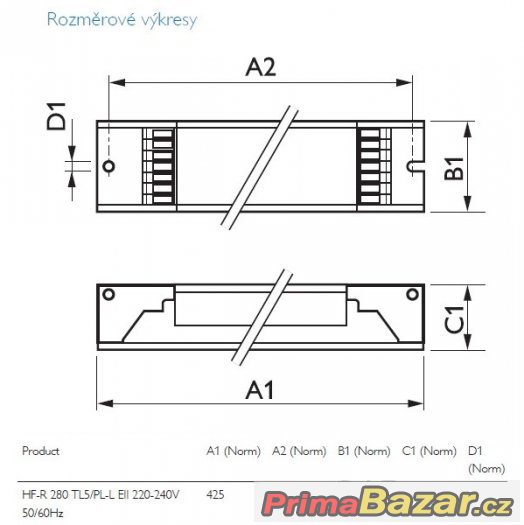 Elektronický předřadník Philips HF-R 280 TL5/PL-L EII