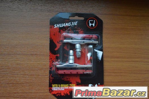 brzdové špalky V-brake MTB zabalené brzdové špalky V-brake MTB zabalené