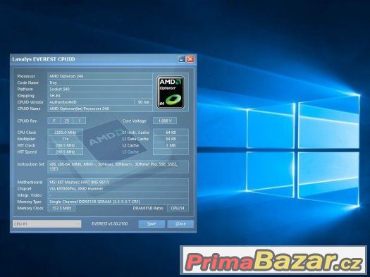 AMD Opteron 248, sc.940 AMD Opteron 248, sc.940