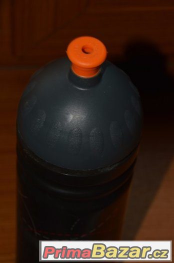 láhev R&B Zdravá láhev 750 ml černá-oranžová zátka nová