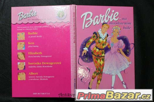 Knížka Barbie na maškarním bále,Barbie v Egyptě
