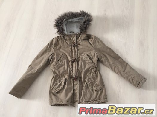 Dámská béžová parka H&M vel. 38