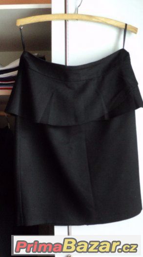 Černá peplum sukne Orsay