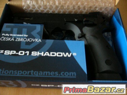 AIRSOFT manual PISTOLE CZ 75 SP-01 Shadow - NOVÁ