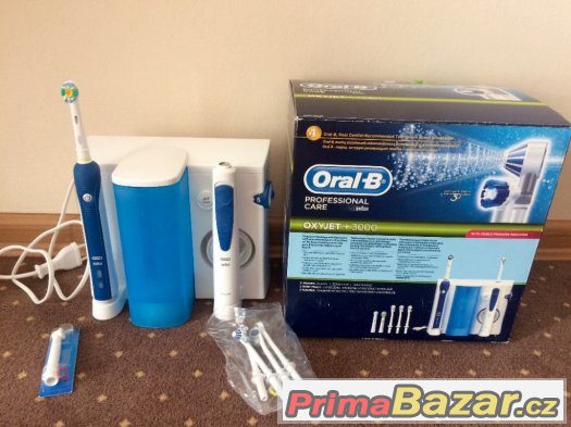 elektrický zubní kartáček Oral-b oxyjet +300 s ústní sprchou