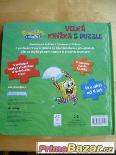 Kniha Sponge Bob puzzle