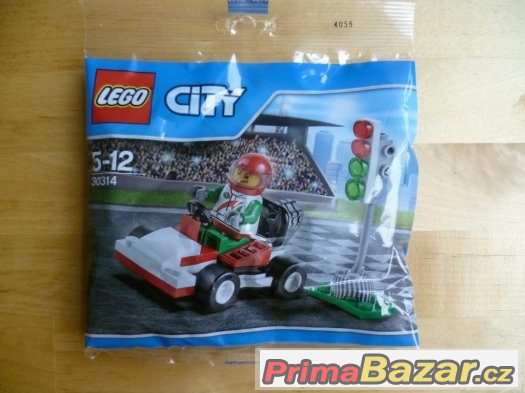 LEGO City 30314 Závod motokár
