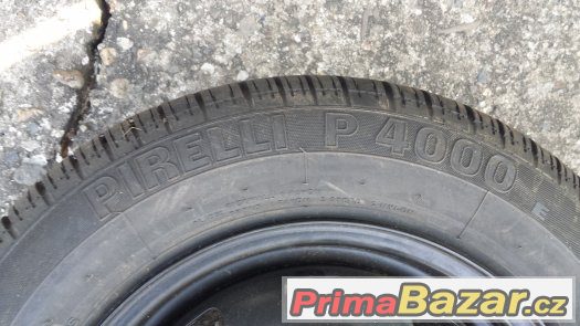 Plech. kolo 5,5Jx14, 5x100, díra 54, PIRELLI P4000 Toyota Plech. kolo 5,5Jx14, 5x100, díra 54, PIRELLI P4000 Toyota
