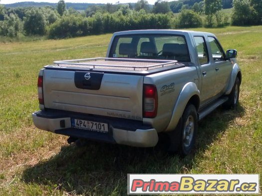 4X4 NISSAN NAVARA 2.5 TDI ROK 2002 KLIMA TAŽNÝ SLUŠNÝ STAV