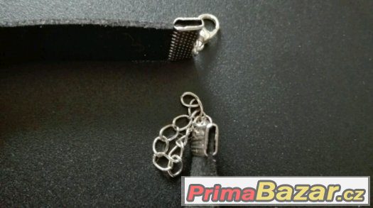 Choker náhrdelník na krk s perlou nový