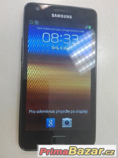 Prodám Samsung Galaxy SII, černý, použitý