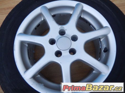 Citroen,Peugeot,Fiat 5x98 7x15 ET30 + 195/65/15 letní sada Citroen,Peugeot,Fiat 5x98 7x15 ET30 + 195/65/15 letní sada