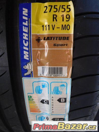 Michelin Latitude Sport 275/55/19 111V - 4x letní pneu