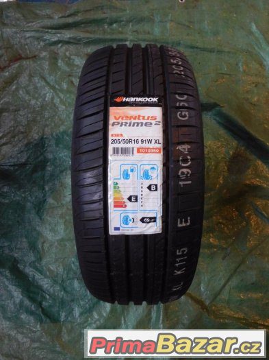 2x letní Hankook Ventus Prime2 205/50/16 91W 2x letní Hankook Ventus Prime2 205/50/16 91W