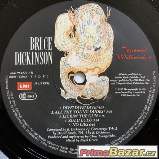 8krát IRON MAIDEN + BRUCE DICKINSON 1soloLP