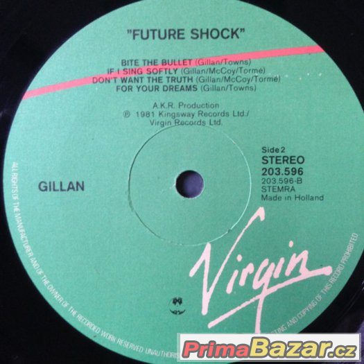 Gillan ‎– Future Shock 1981