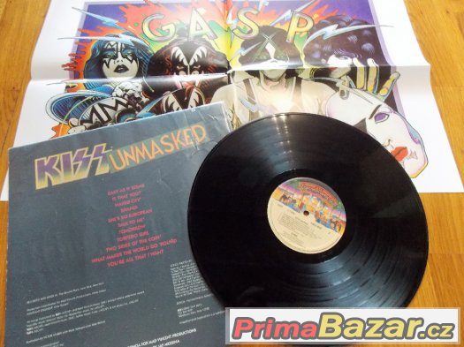 KISS - UNMASKED 1980 + POSTER 1press