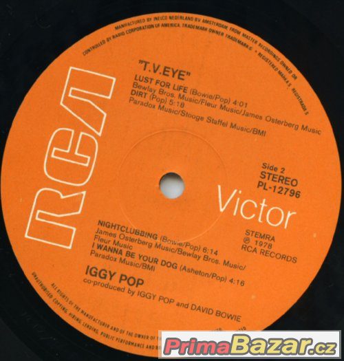 Iggy Pop - TV Eye 1977 Live (LP) 1978