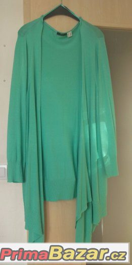 Prodám dámský zelinkavý svetr zn. Bonprix, vel. 58, nošený. Prodám dámský zelinkavý svetr zn. Bonprix, vel. 58, nošený.