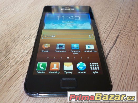 Samsung Galaxy S2, 16GB, 8MPx foto, černý.