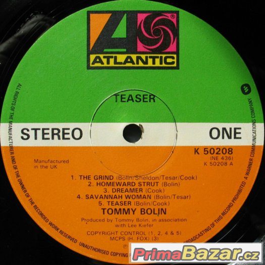 Tommy Bolin - Teaser 1975