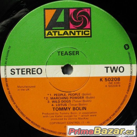 Tommy Bolin - Teaser 1975