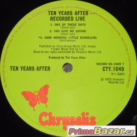 Ten Years After - Recorded Live (2xLP, Album)