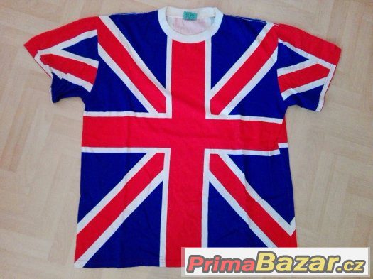 Britské tričko, vlajka UK - vel. XL
