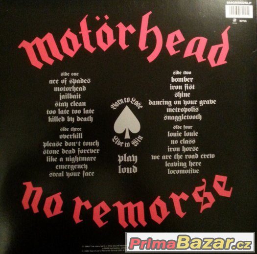 Motörhead - No Remorse (2xLP) 1984 Motörhead - No Remorse (2xLP) 1984