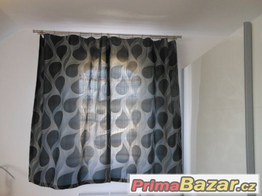 ZÁVĚSY DO OKNA MÓDNÍ DESIGN-ČERNO-ŠEDÉ,KRÁSNÉ ZÁVĚSY DO OKNA MÓDNÍ DESIGN-ČERNO-ŠEDÉ,KRÁSNÉ