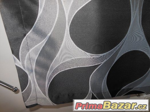 ZÁVĚSY DO OKNA MÓDNÍ DESIGN-ČERNO-ŠEDÉ,KRÁSNÉ ZÁVĚSY DO OKNA MÓDNÍ DESIGN-ČERNO-ŠEDÉ,KRÁSNÉ