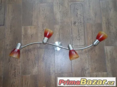 SVĚTLO STROPNÍ BODOVÉ ČERVENO-ŽLUTÉ-JAKO NOVÉ,KRÁSNÉ