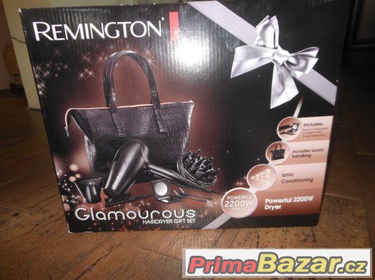 Fén ionizační-Remington-dárkové balení s kabelkou,nové
