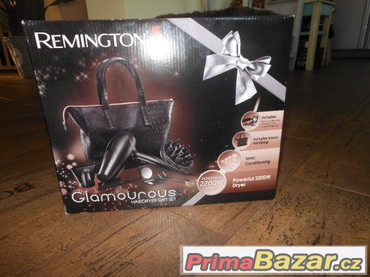 Fén ionizační-Remington-dárkové balení s kabelkou,nové