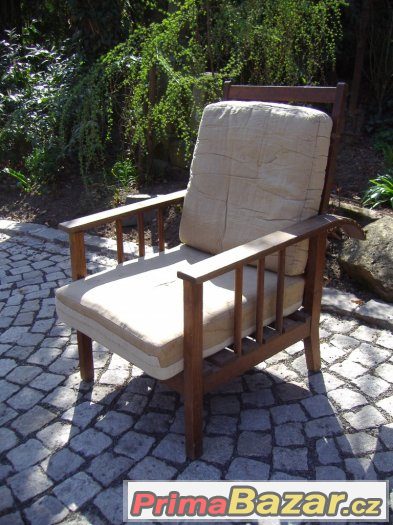 Křeslo art deco / polohovací / 20. léta Křeslo art deco / polohovací / 20. léta