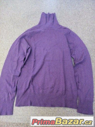 fialový dámský svetr